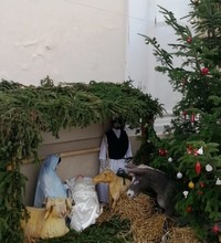 Jaslice na otvorenom u župi Zabok